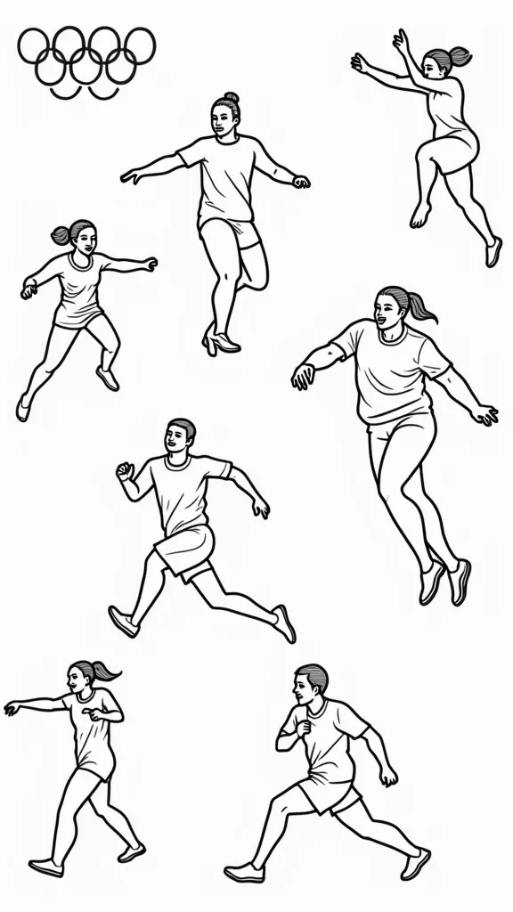 olympics coloring pages printable